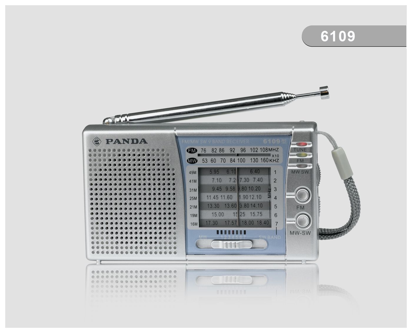 6109 九波段收音机